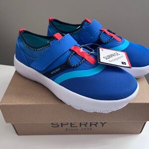 Sperry Coastal Break Jr Blue Shoes Sz 12